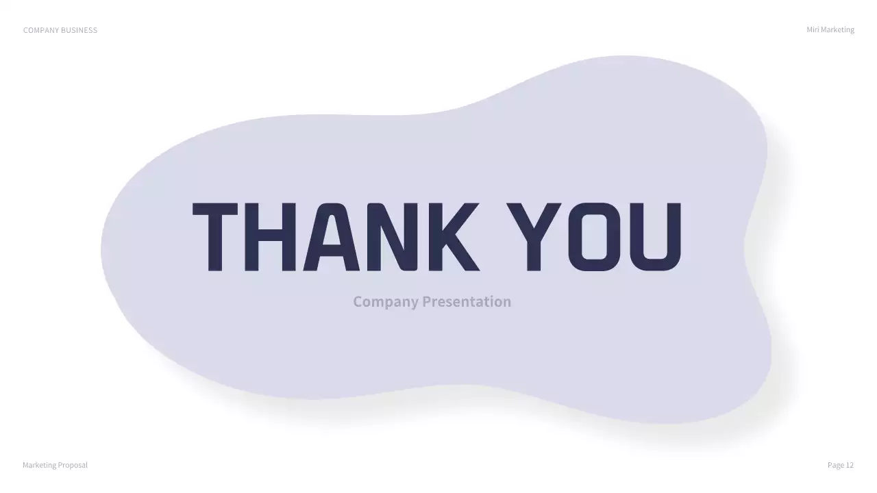 Navy Modern Marketing Presentation