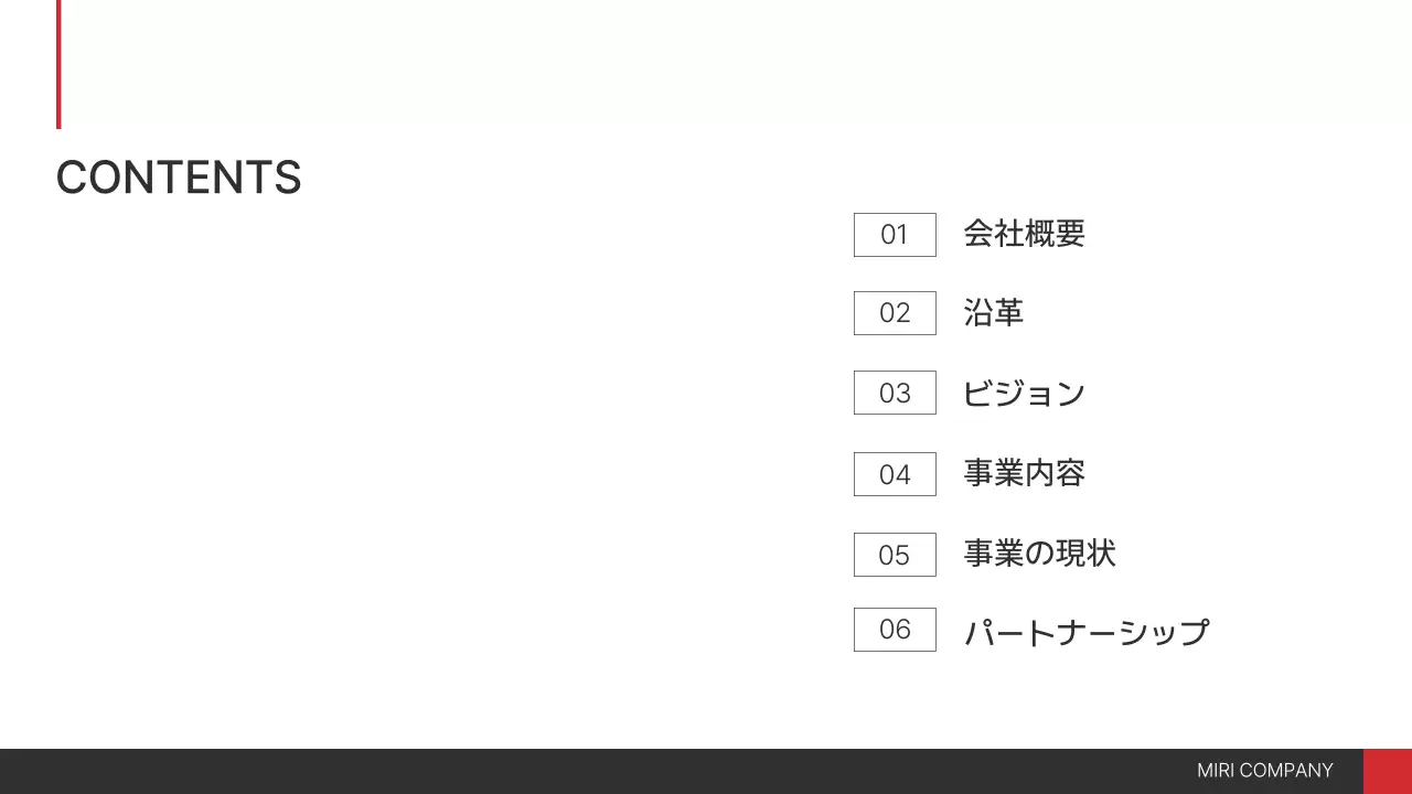 白 シンプル 会社案内 資料 プレゼンテーション