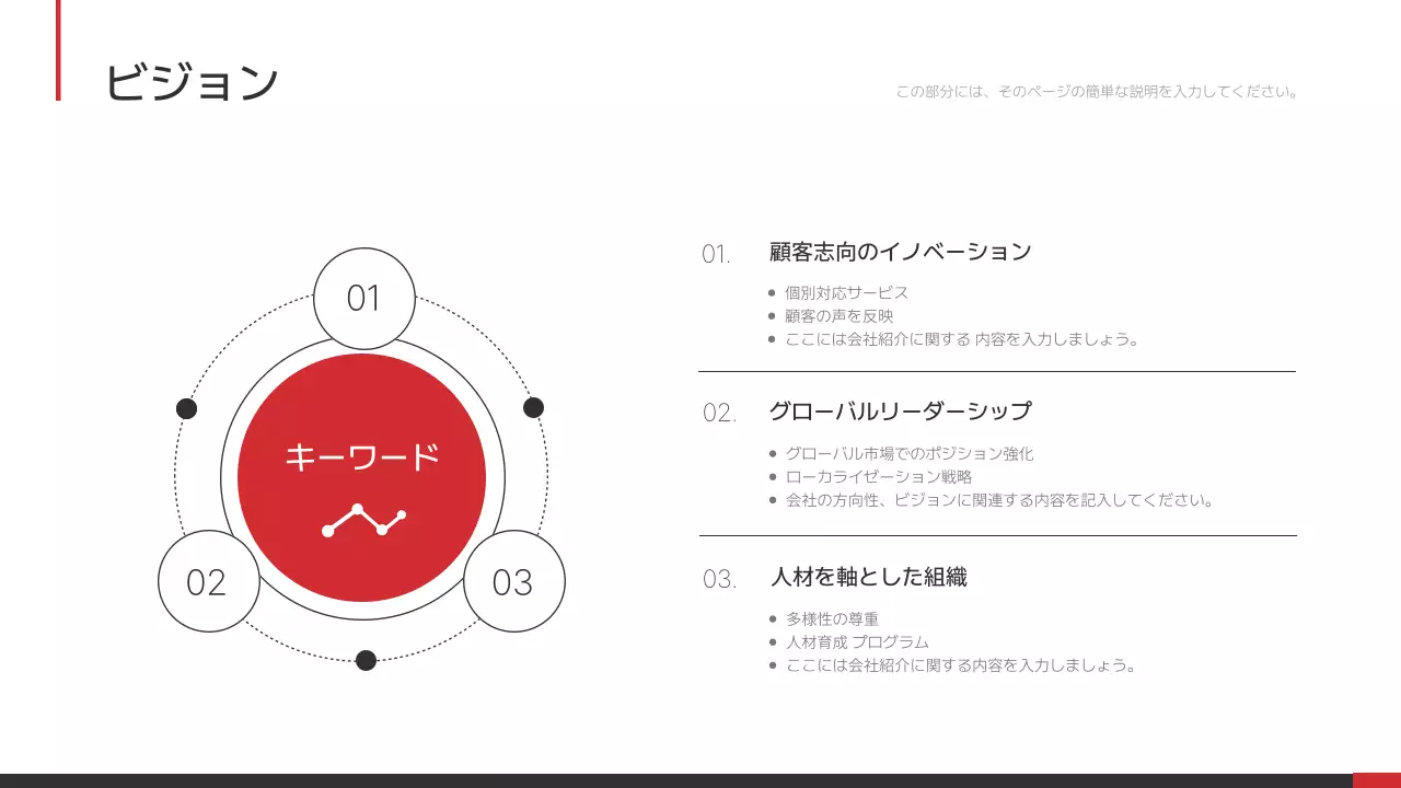 白 シンプル 会社案内 資料 プレゼンテーション
