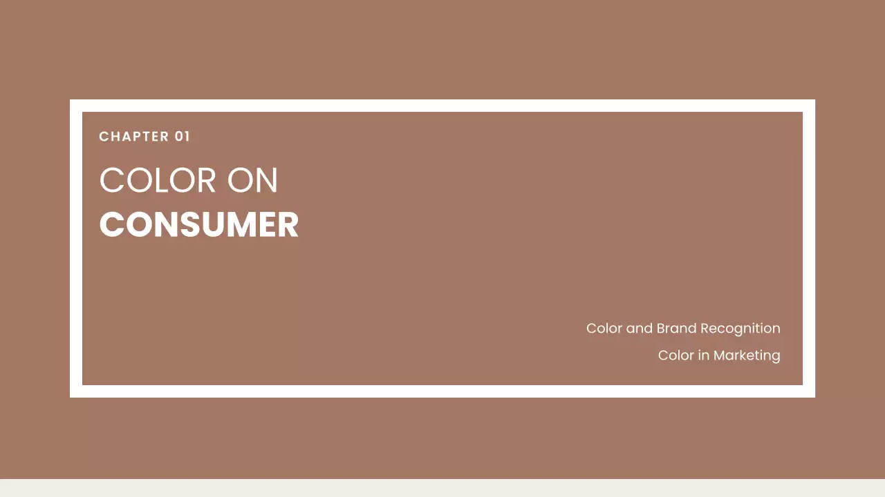 Brown Modern Color Trend Report Presentation