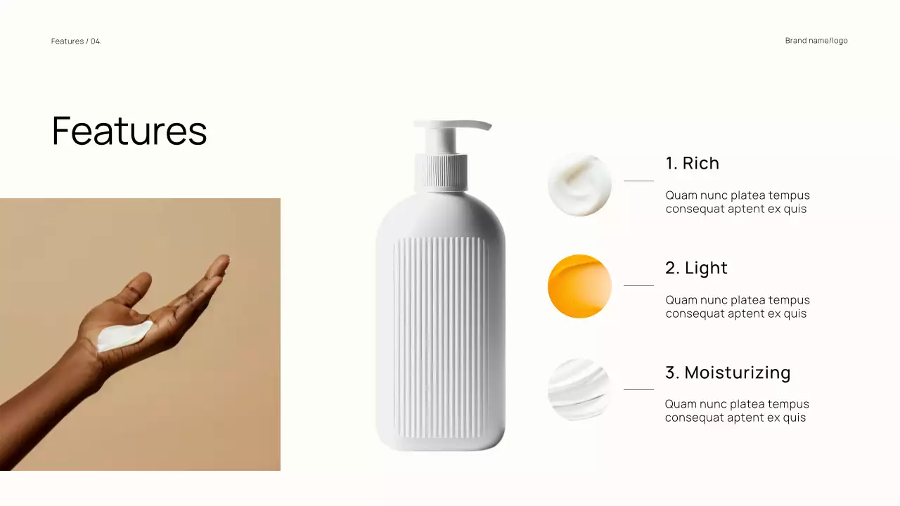 Beige Simple Product Catalogue Promotion Presentation