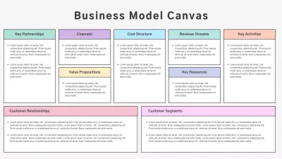 Pastel Minimal Business Plan Infographic