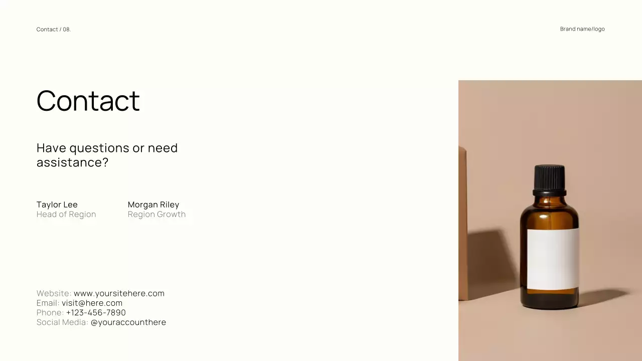 Beige Simple Product Catalogue Promotion Presentation