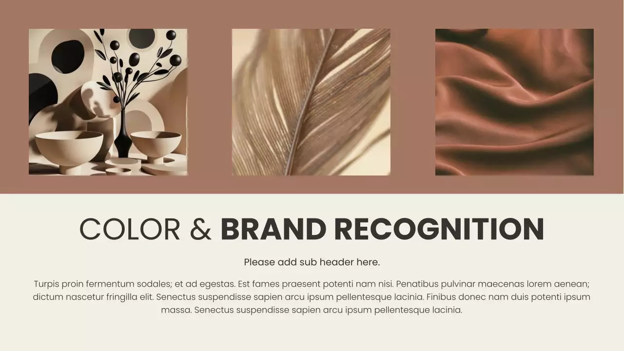 Brown Modern Color Trend Report Presentation