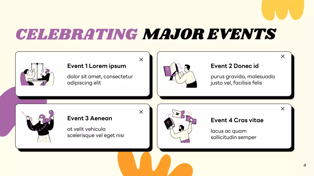 Beige Modern New Year Announcement Presentation