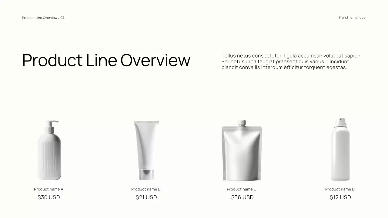 Beige Simple Product Catalogue Promotion Presentation