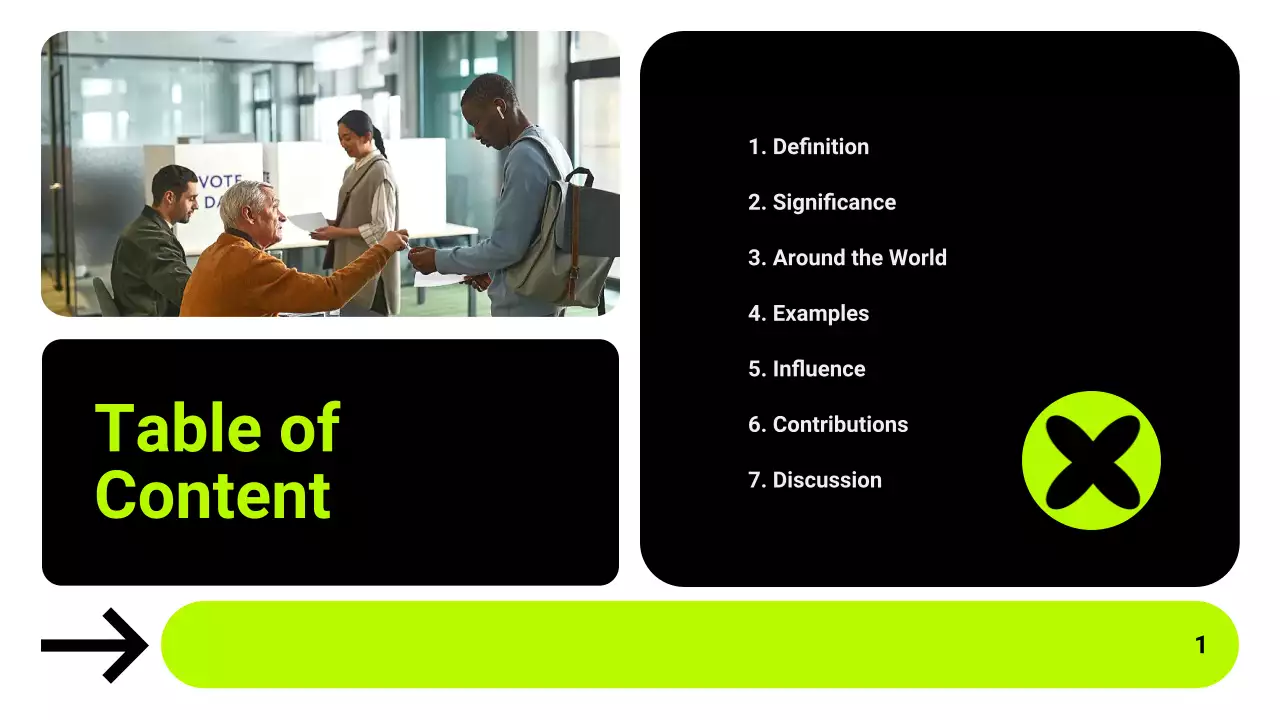 Neon Modern Civil Movements Presentation