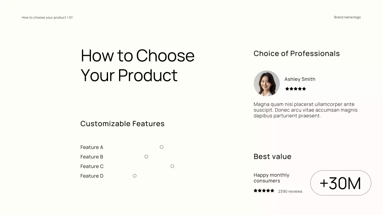 Beige Simple Product Catalogue Promotion Presentation