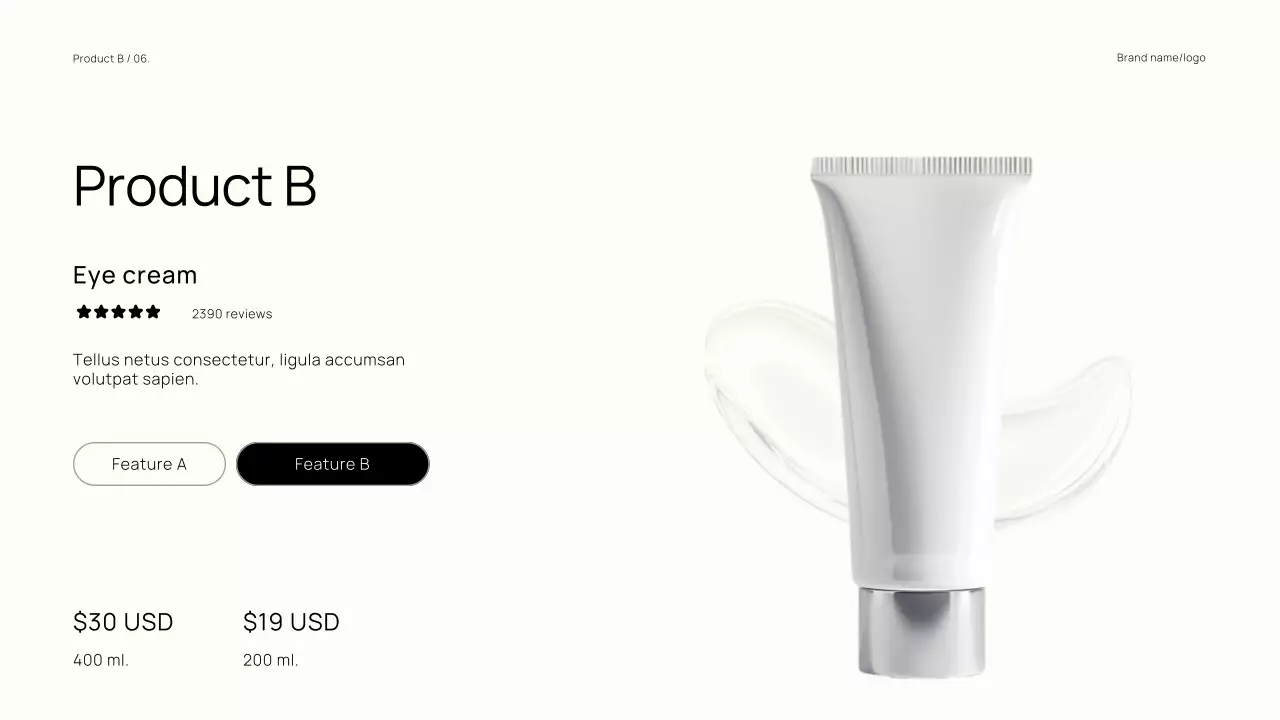 Beige Simple Product Catalogue Promotion Presentation