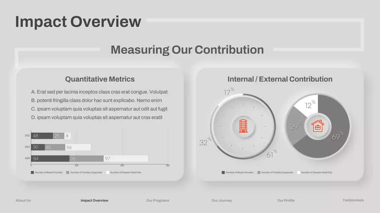 Presentasi Panduan Nirlaba Modern Grey