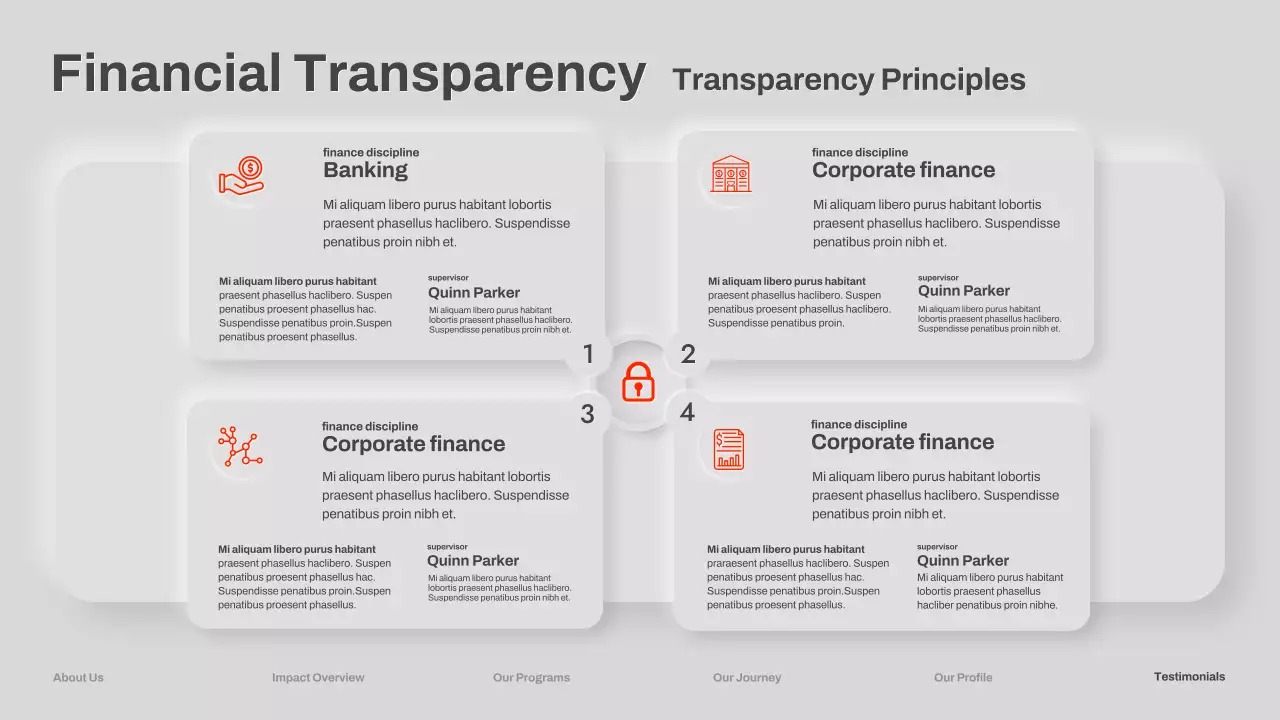 Presentasi Panduan Nirlaba Modern Grey