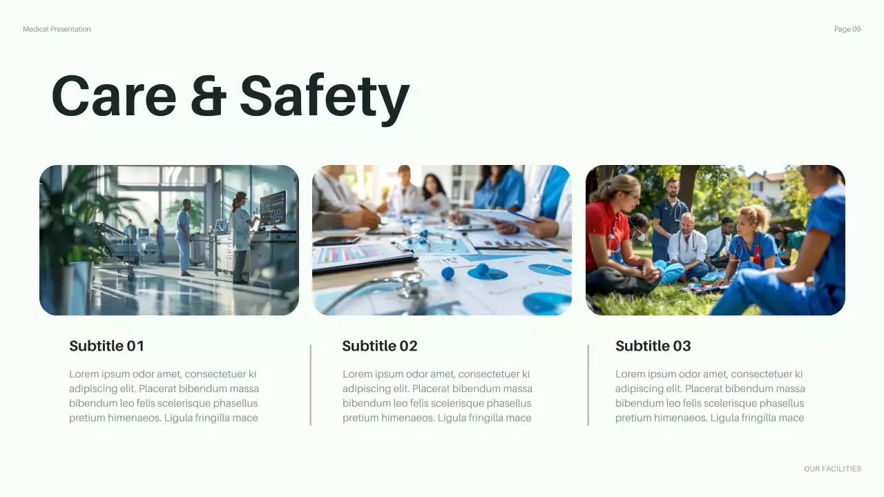 Green Professional Healthcare Guide Presentation