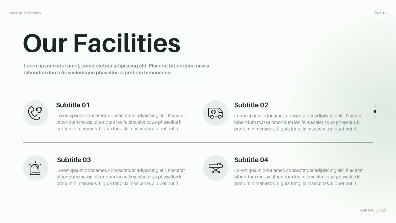 Green Professional Healthcare Guide Presentation