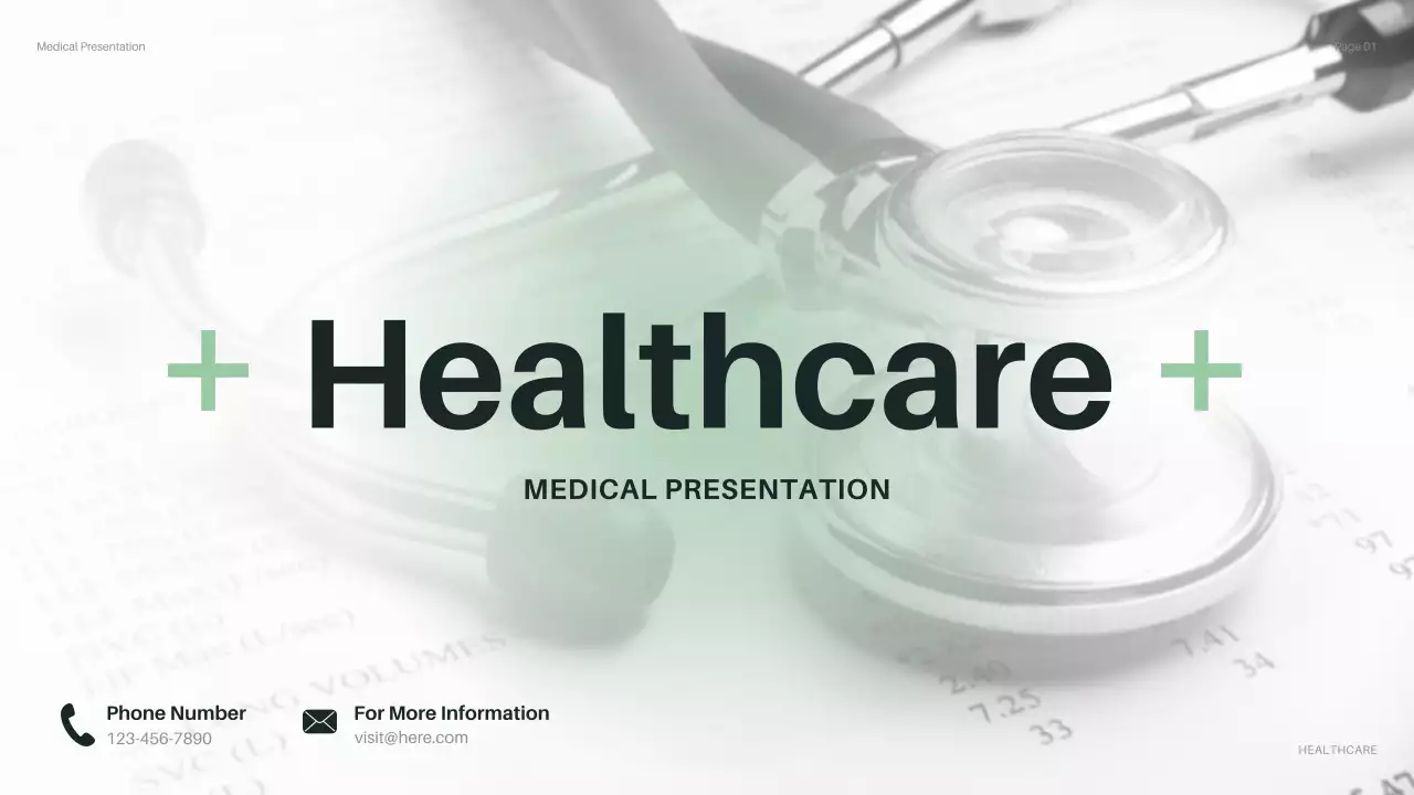 Green Professional Healthcare Guide Presentation