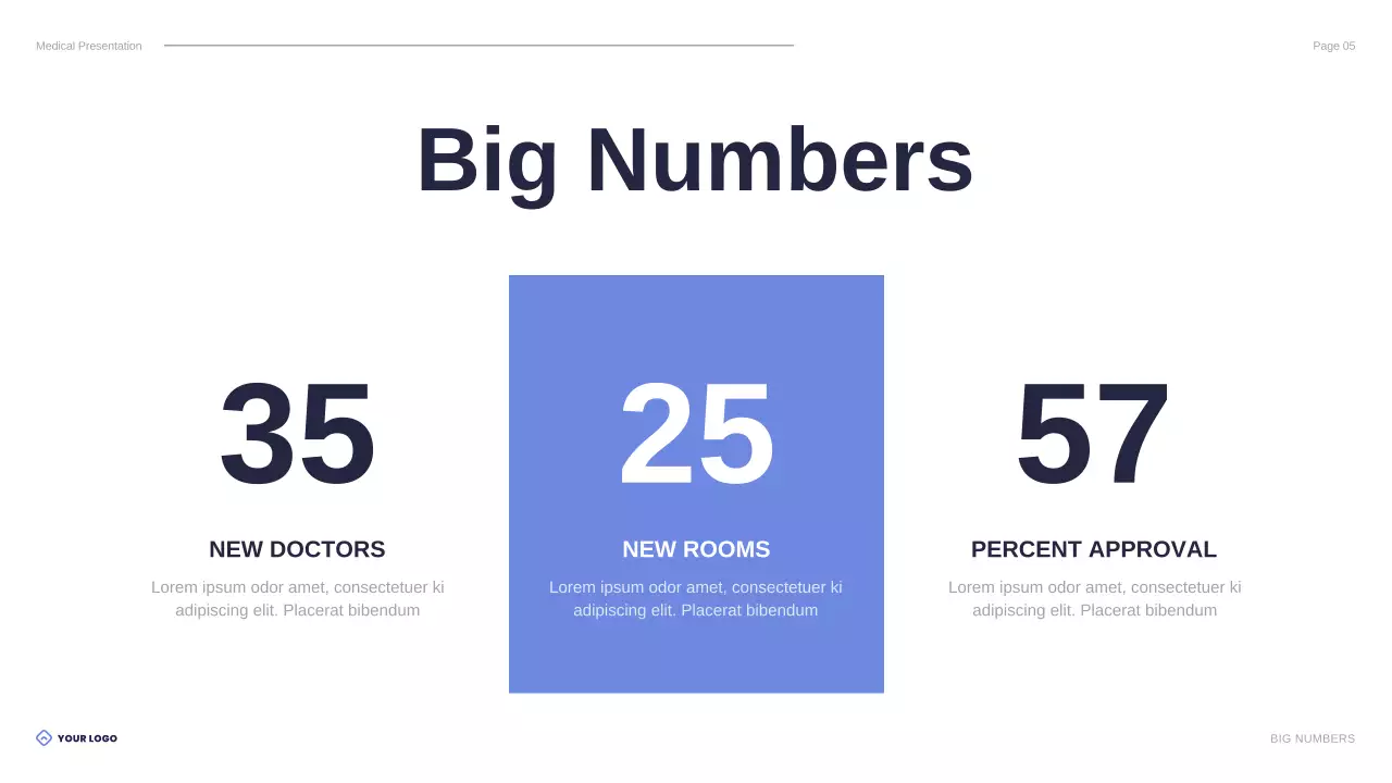 Blue Professional Healthcare Presentation