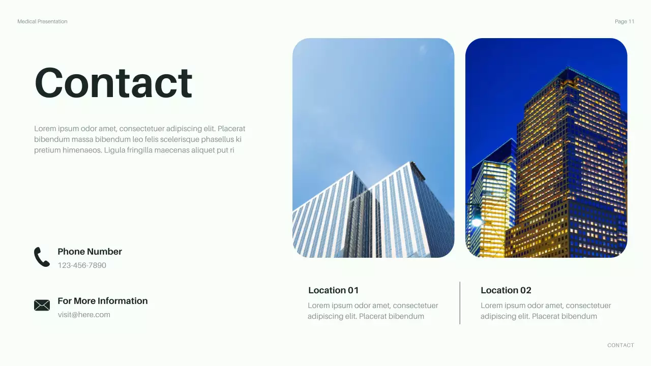 Green Professional Healthcare Guide Presentation