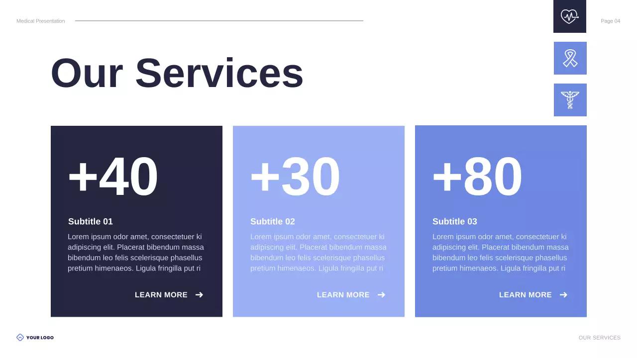 Blue Professional Healthcare Presentation