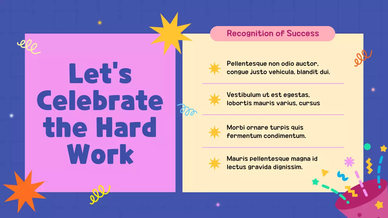 오렌지 트렌디 새해 발표 프레젠테이션