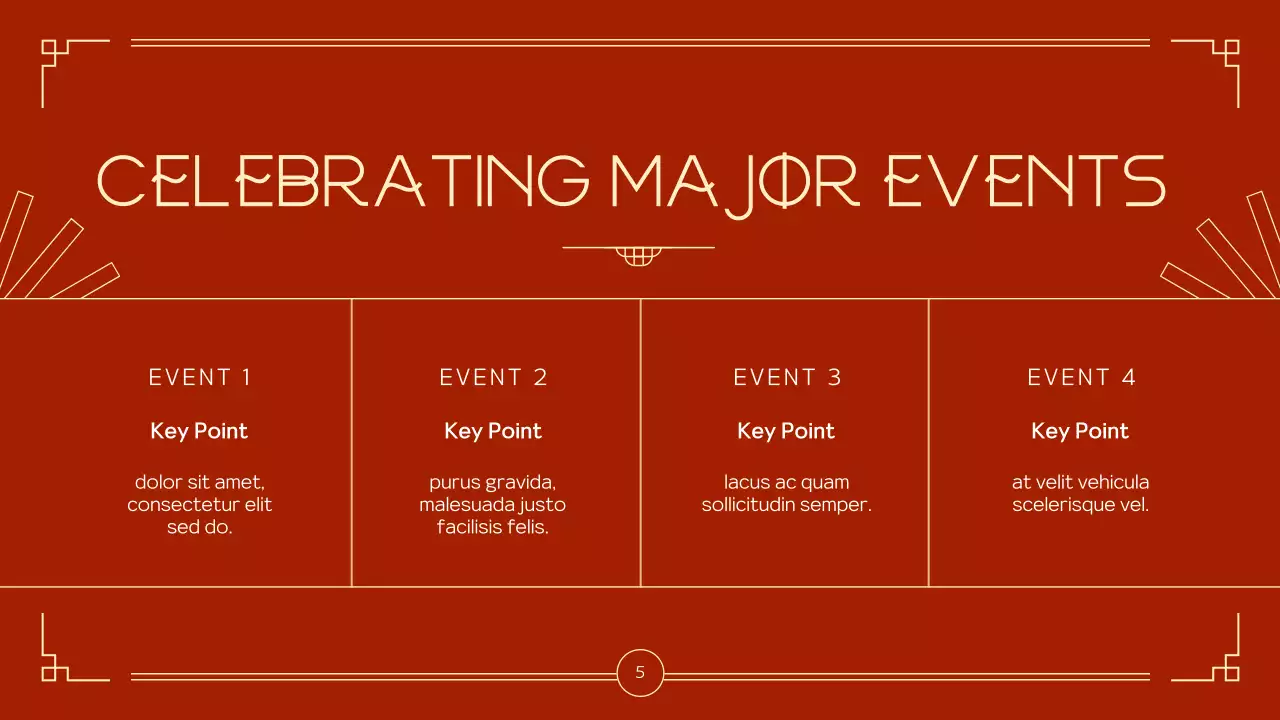 Red Traditional New Year Invitation Presentation