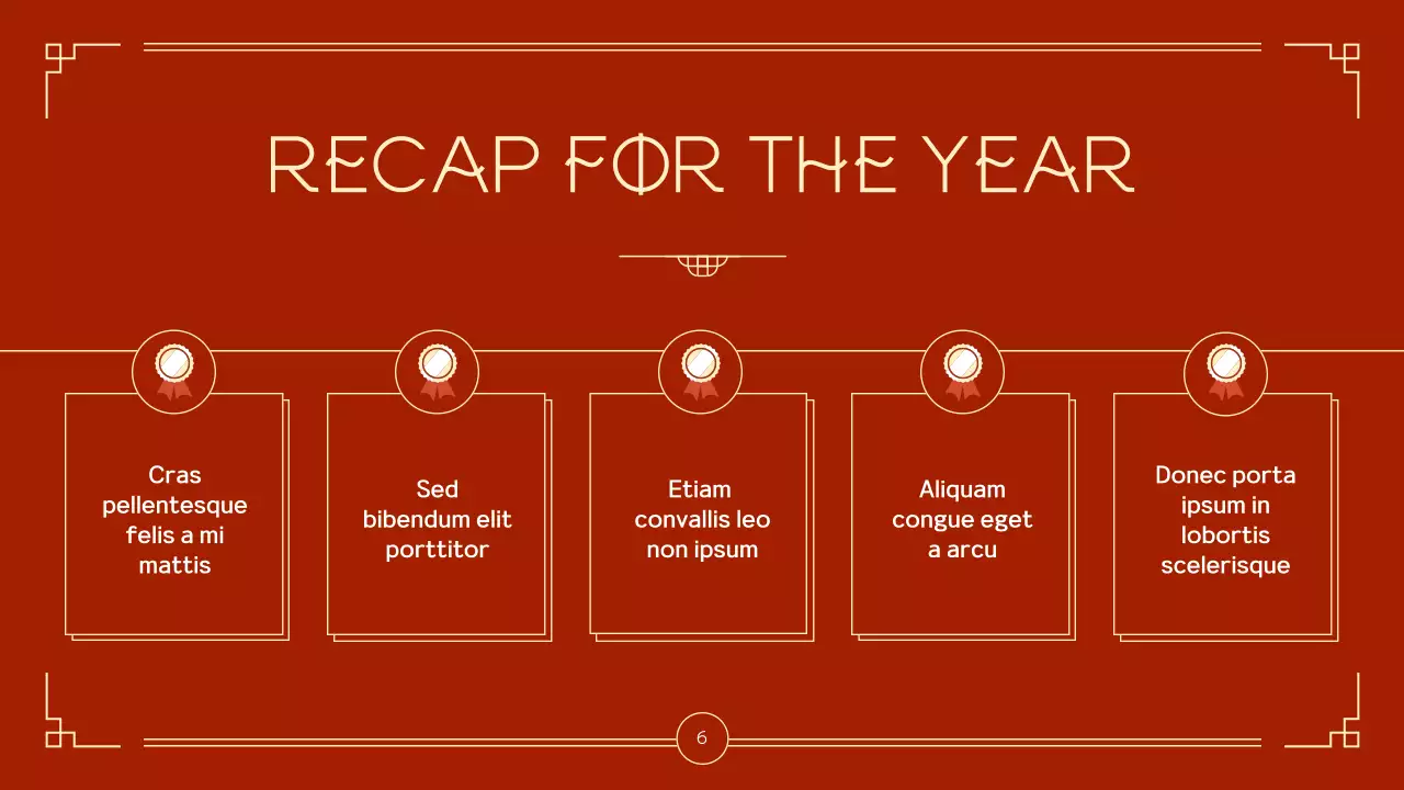 Red Traditional New Year Invitation Presentation