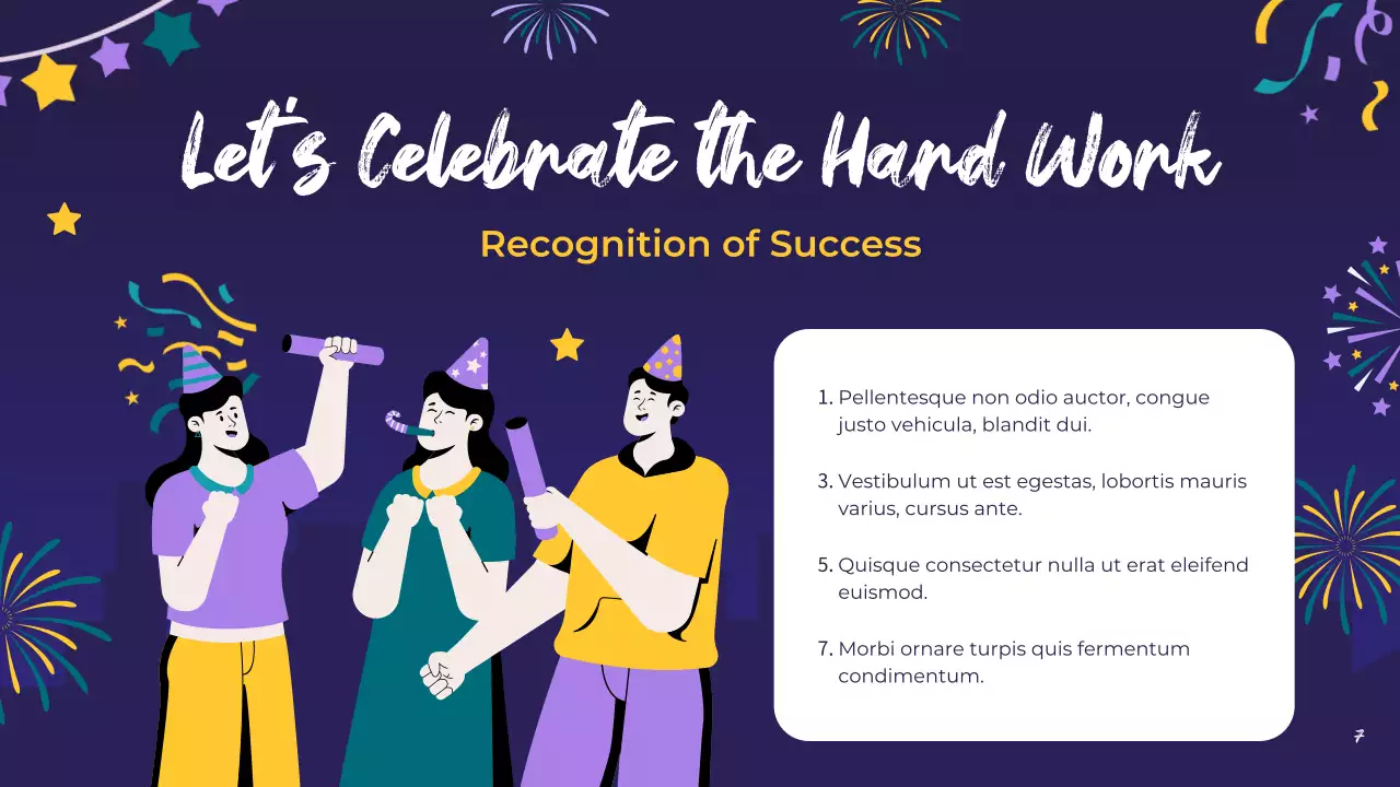 보라색 축제 새해 발표 프레젠테이션