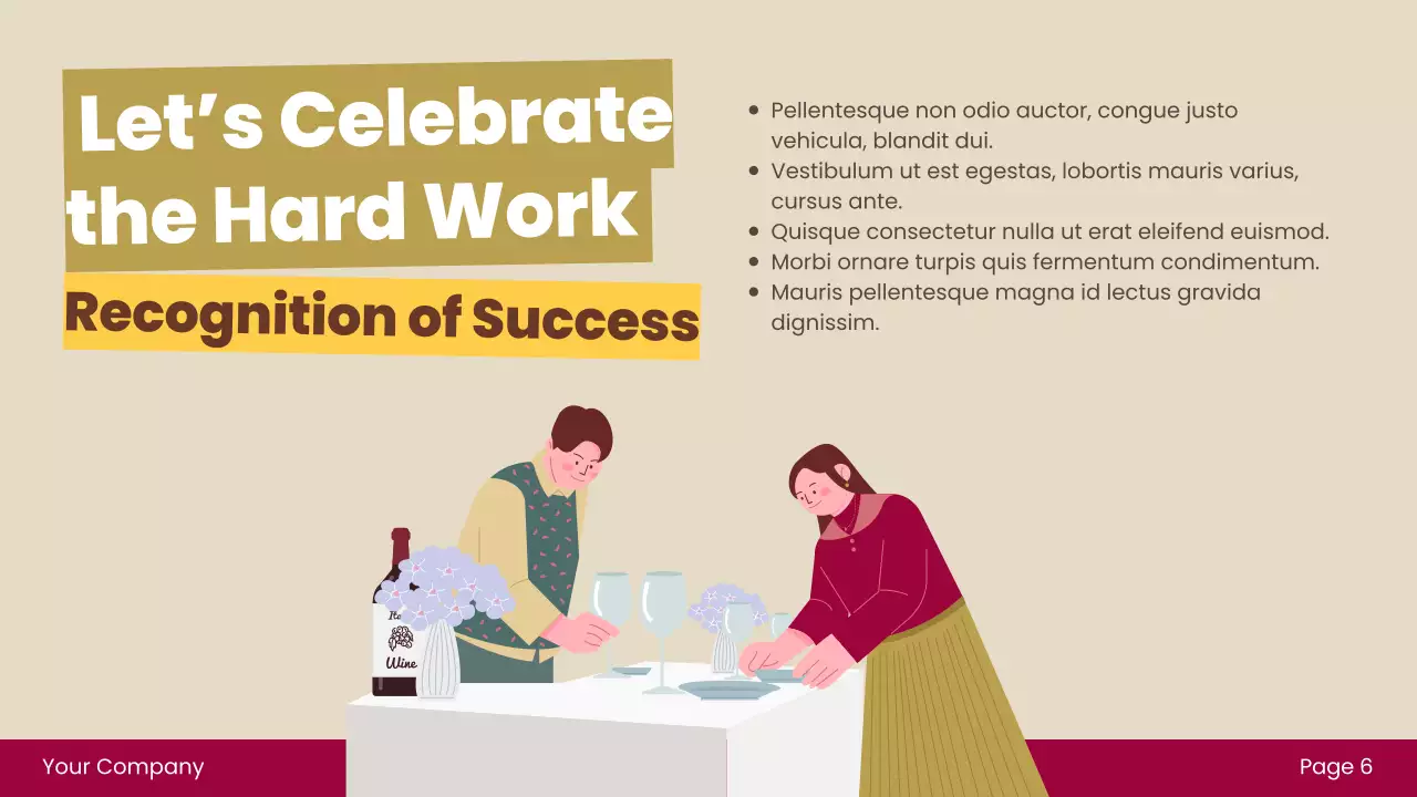 Beige Retro New Year Announcement Presentation