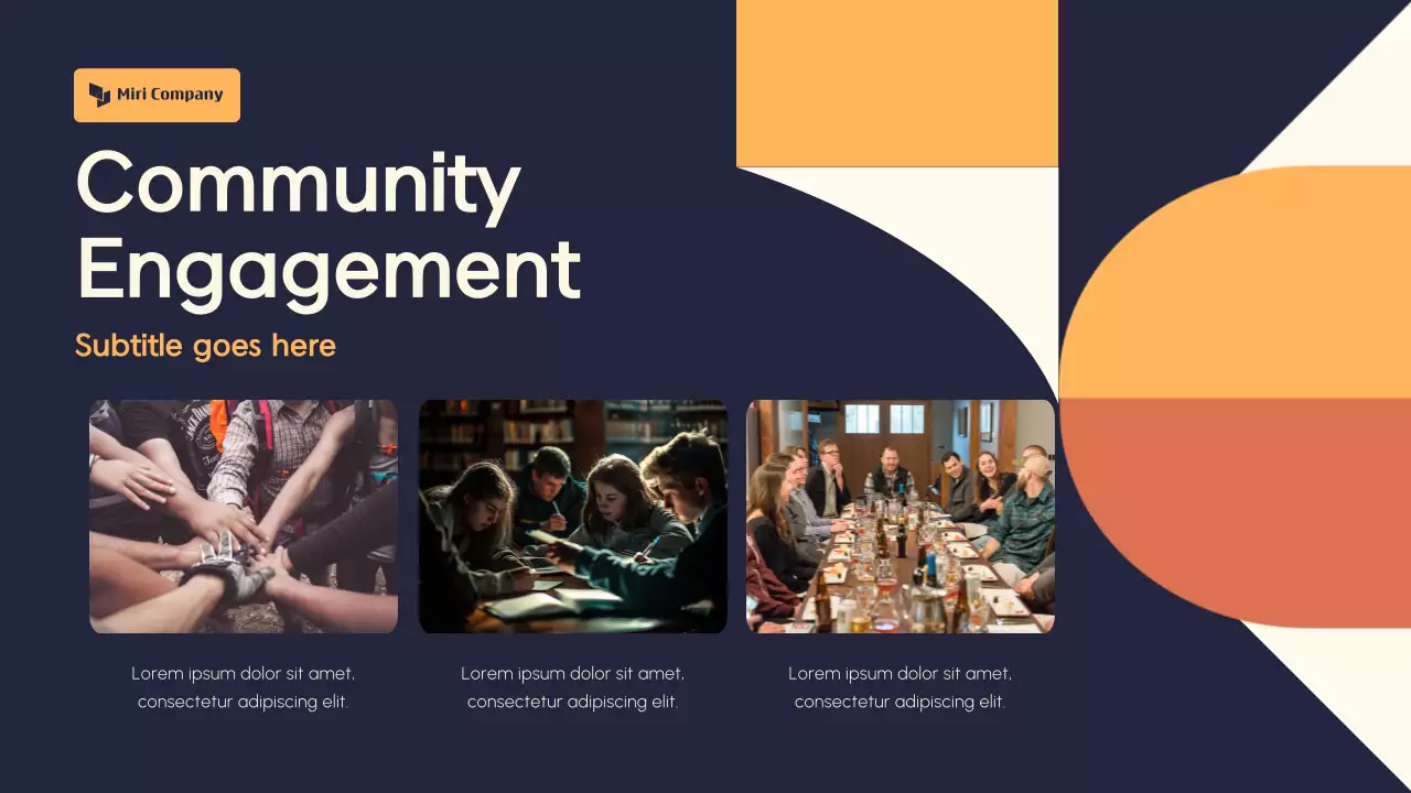 Orange Modern Fundraising Proposal Presentation