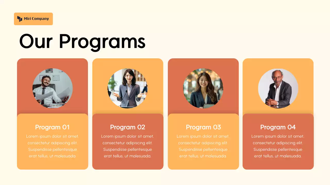 Orange Modern Fundraising Proposal Presentation