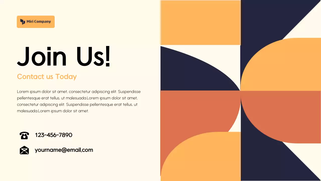 Orange Modern Fundraising Proposal Presentation