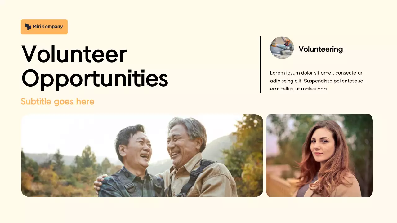 Orange Modern Fundraising Proposal Presentation