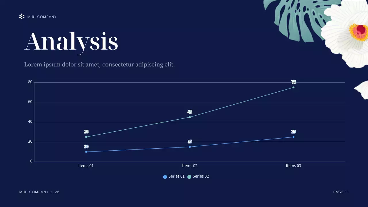 Navy Modern Sustainability Presentation