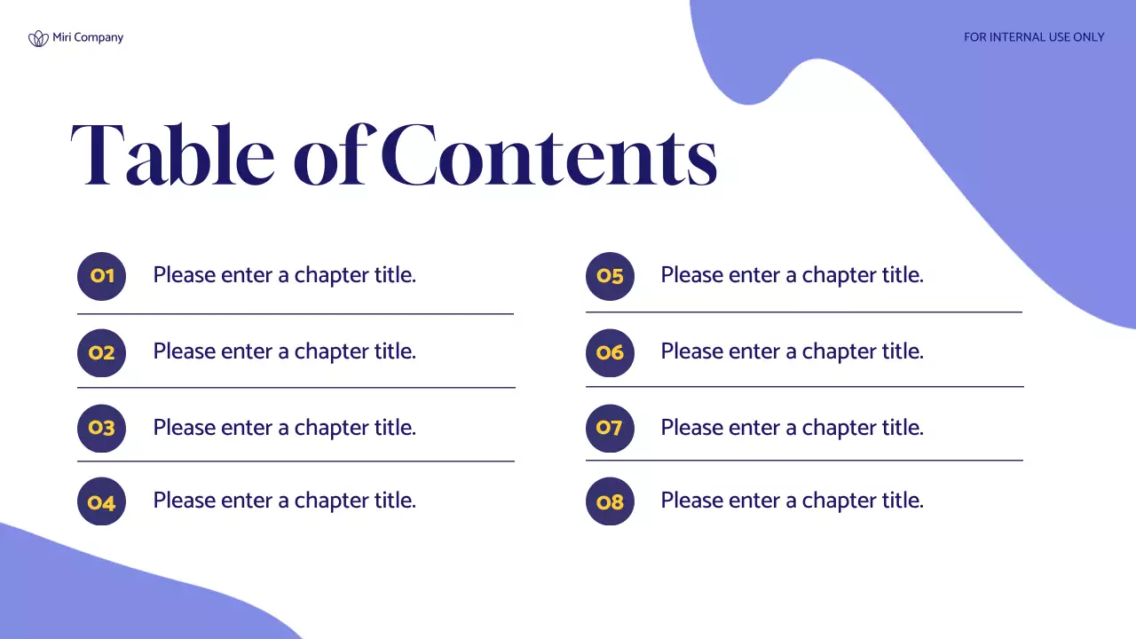 Blue Floral Sustainability Presentation