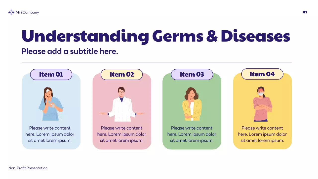 Red Modern Germs Presentation