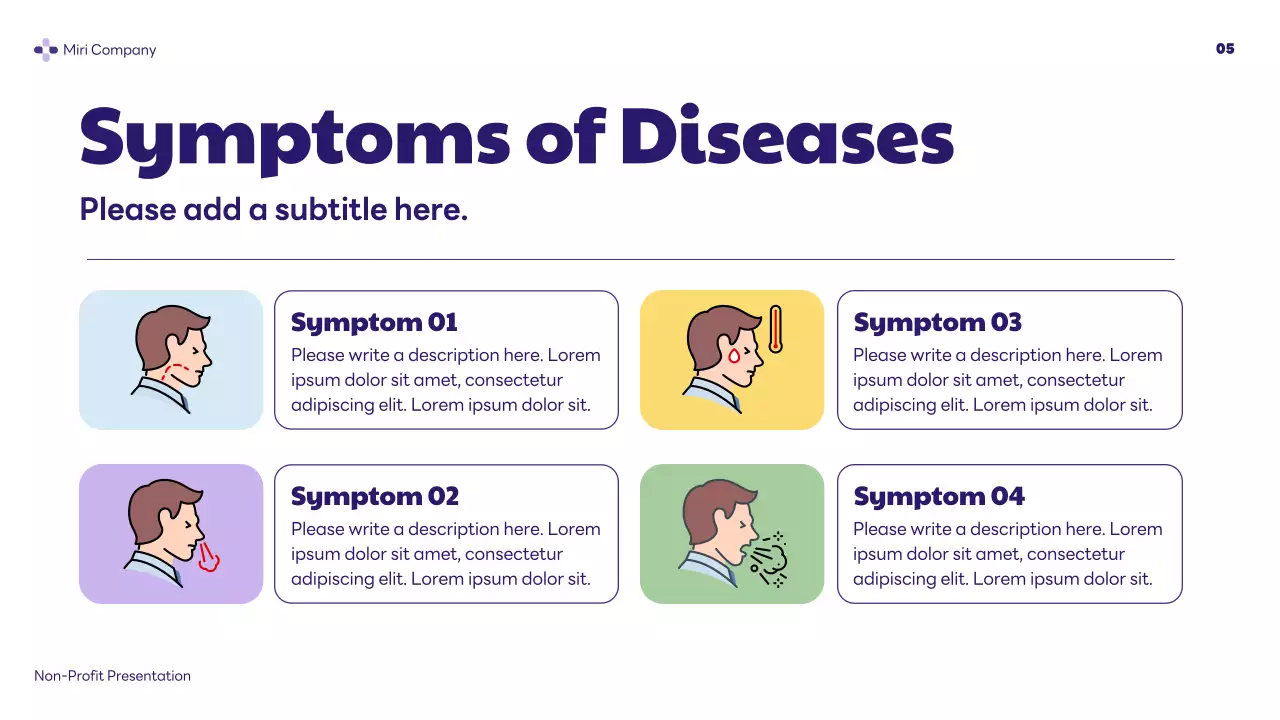 Red Modern Germs Presentation