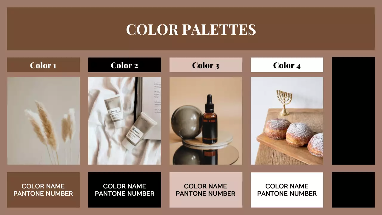 Brown Modern Color Report Presentation