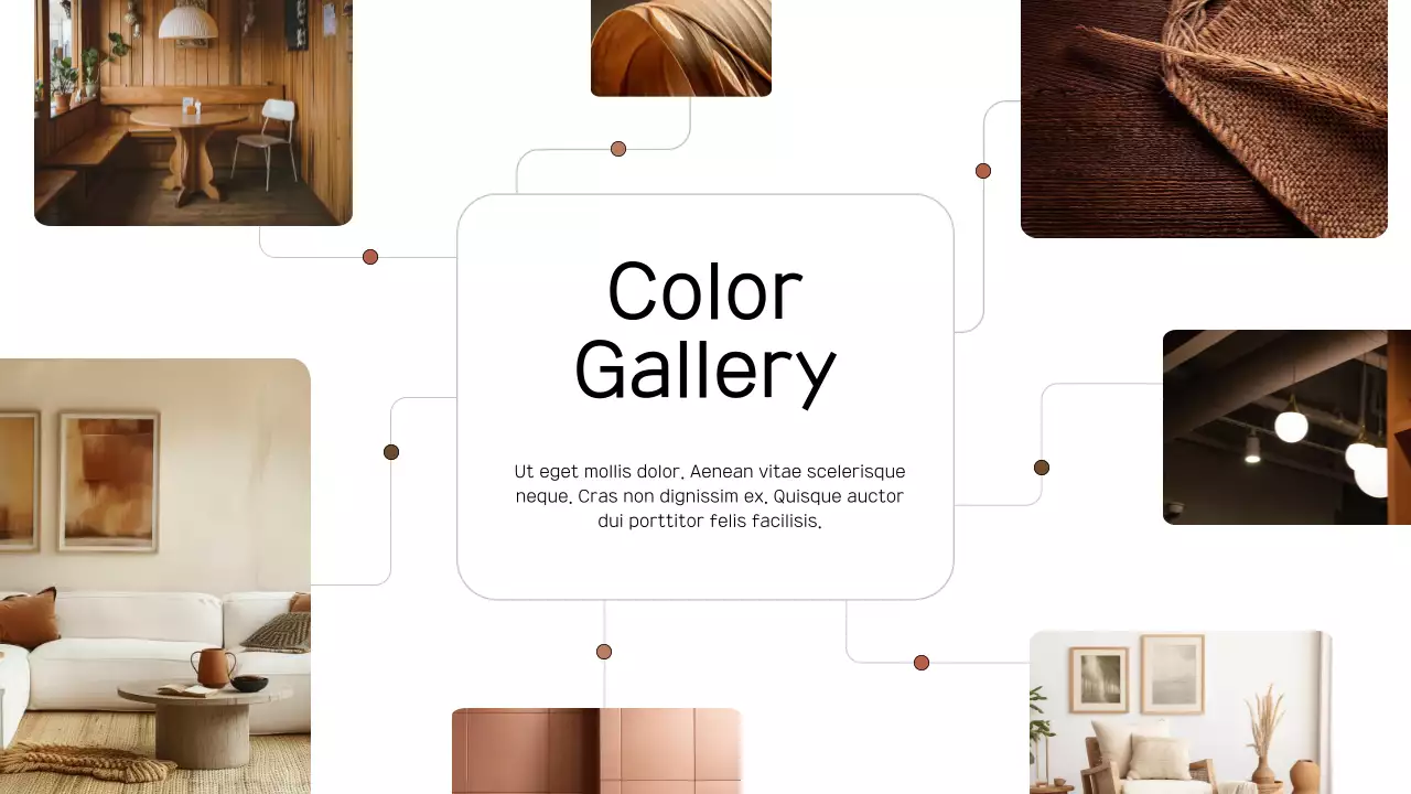 Apresentação do Relatório de Tendências de Cores Mínimas em Marrom