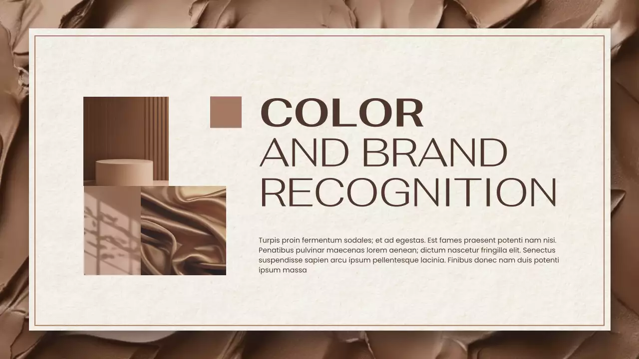 Beige Elegant Color Report Presentation