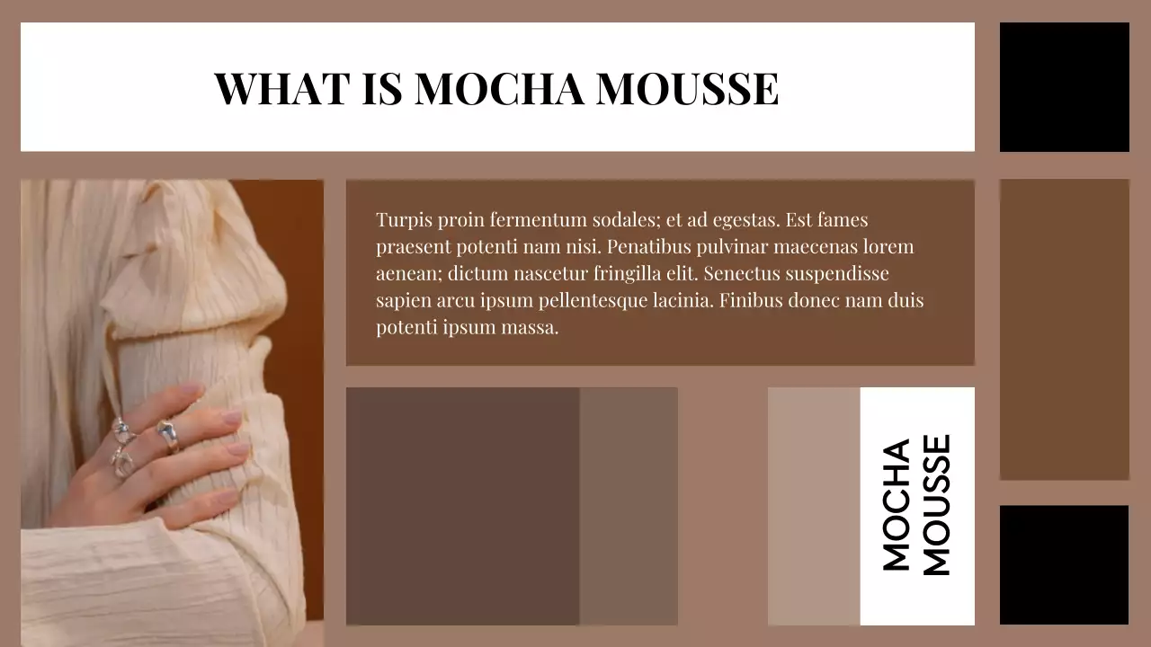 Brown Modern Color Report Presentation