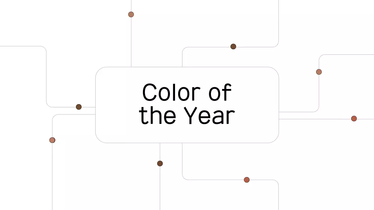 Apresentação do Relatório de Tendências de Cores Mínimas em Marrom
