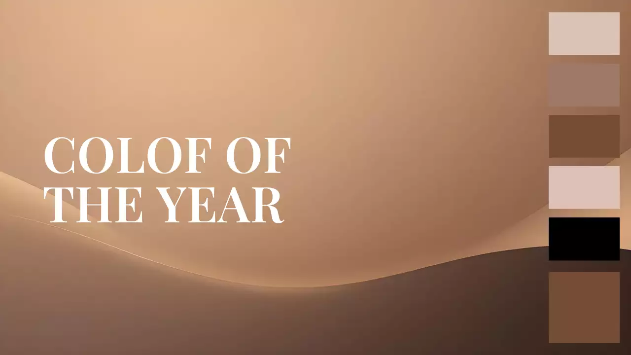 Brown Modern Color Report Presentation