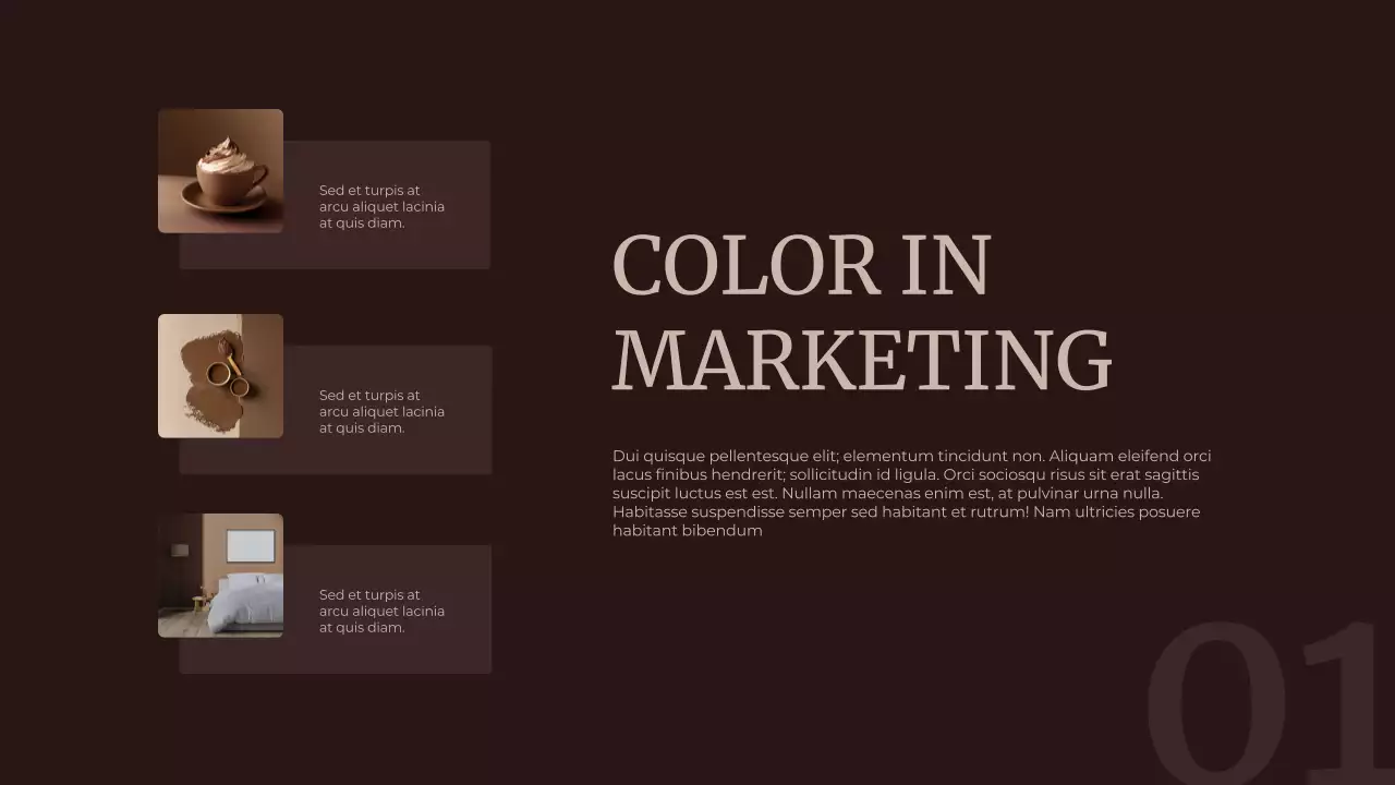 Brown Elegant Color Trend Report Presentation