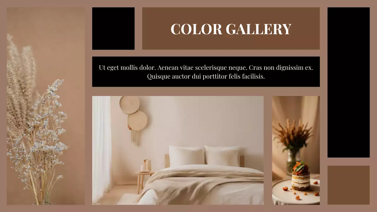 Brown Modern Color Report Presentation