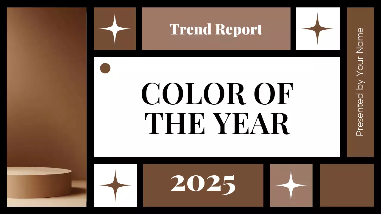 Brown Modern Color Report Presentation