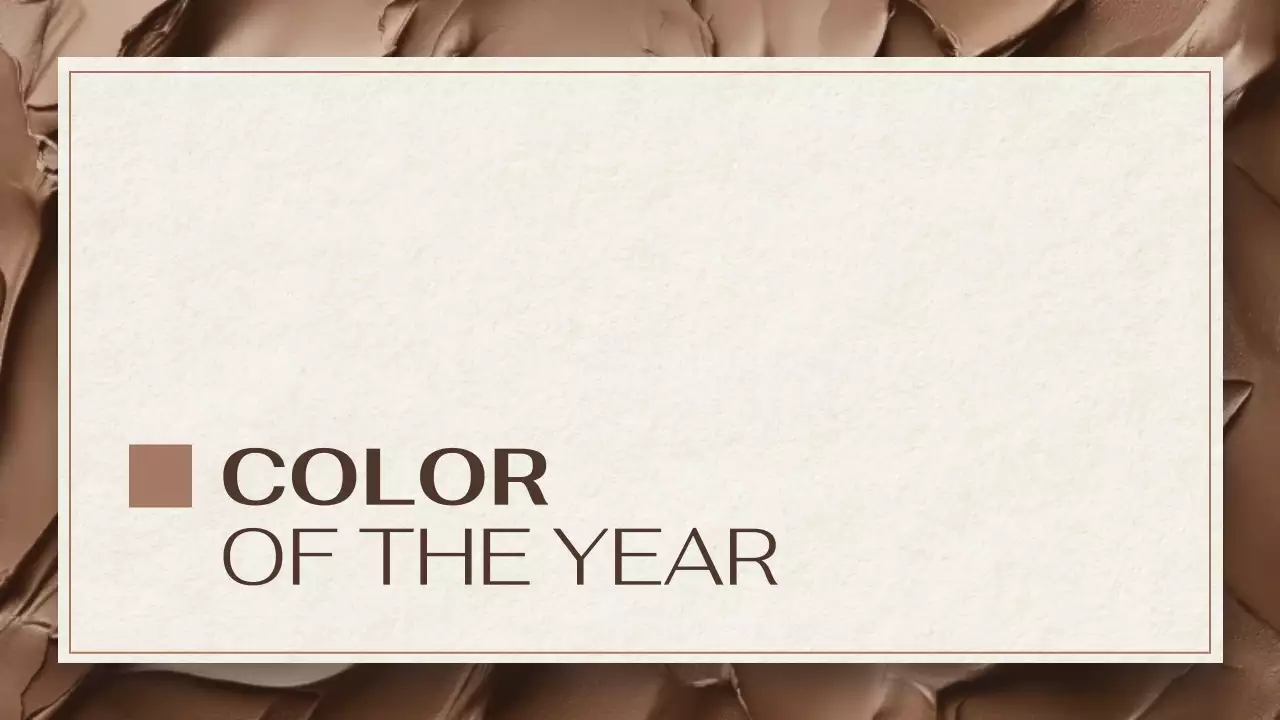 Beige Elegant Color Report Presentation