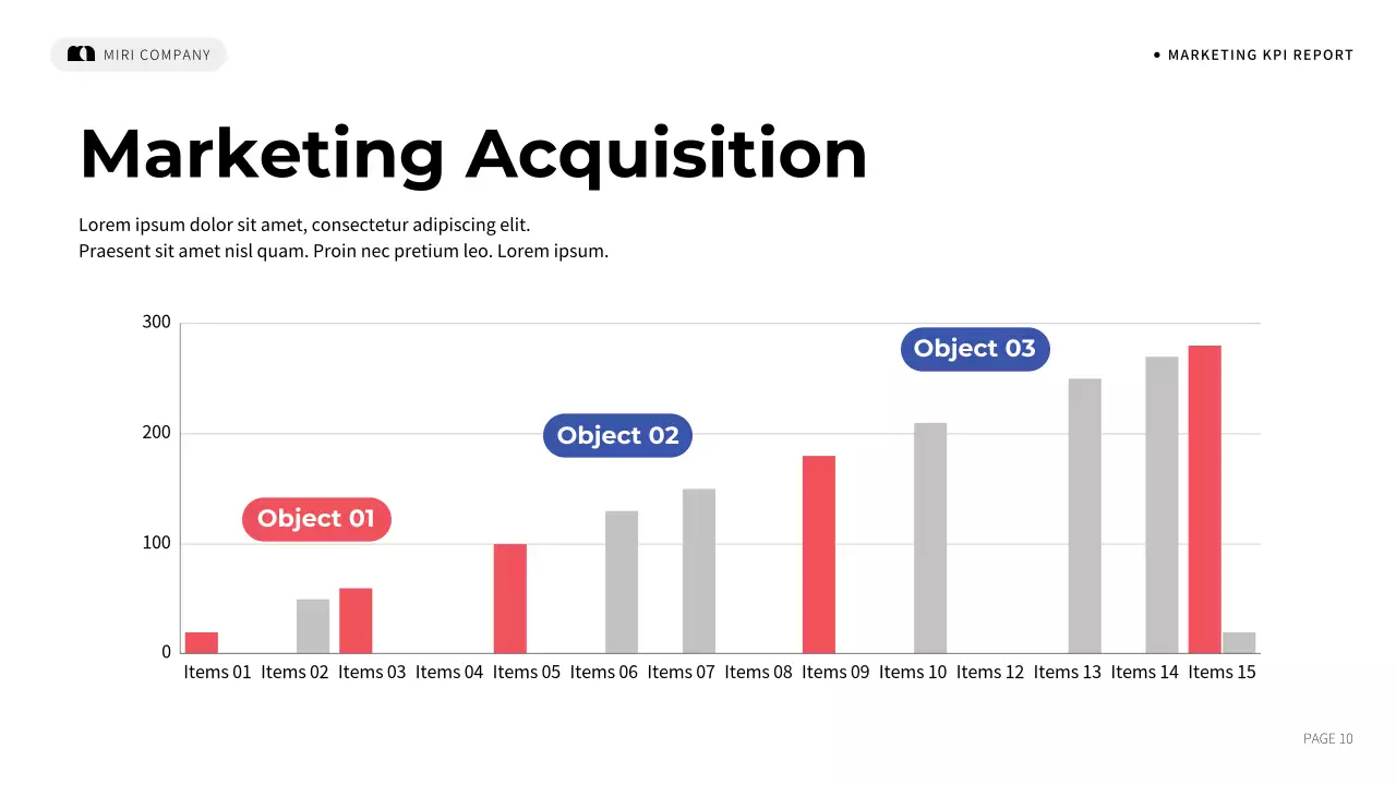 Blue Simple Marketing Report Presentation