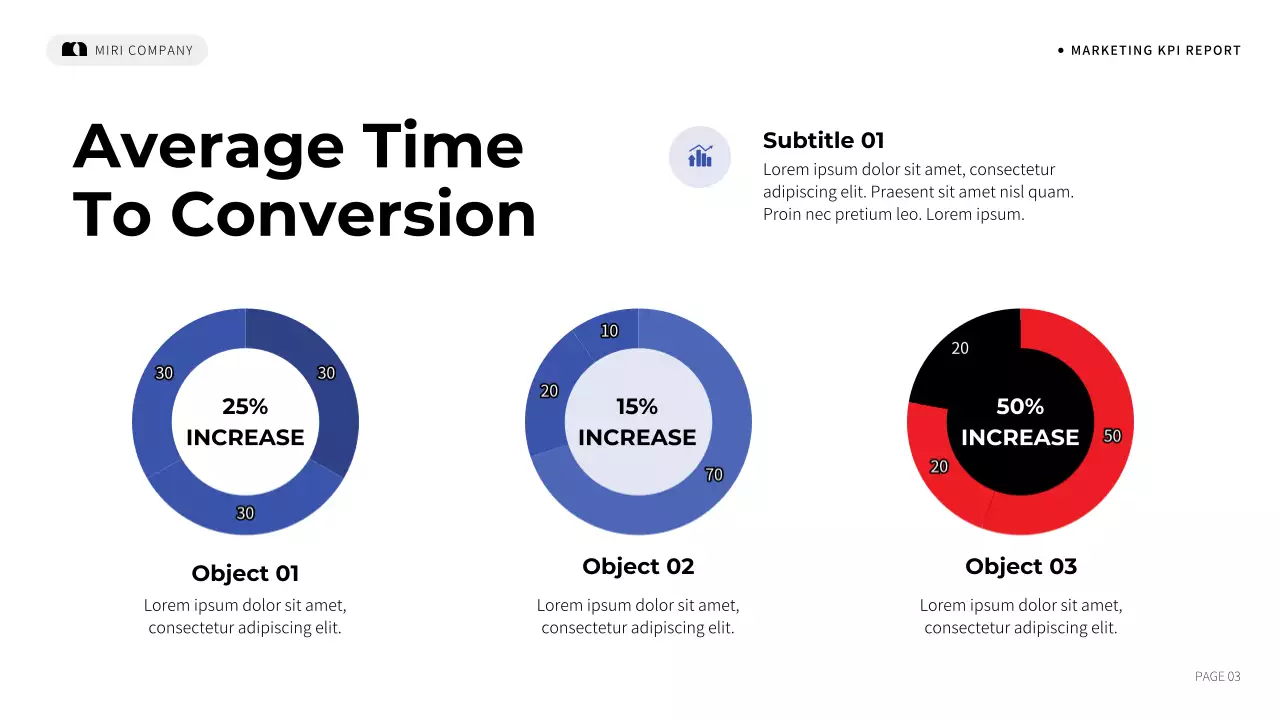 Blue Simple Marketing Report Presentation