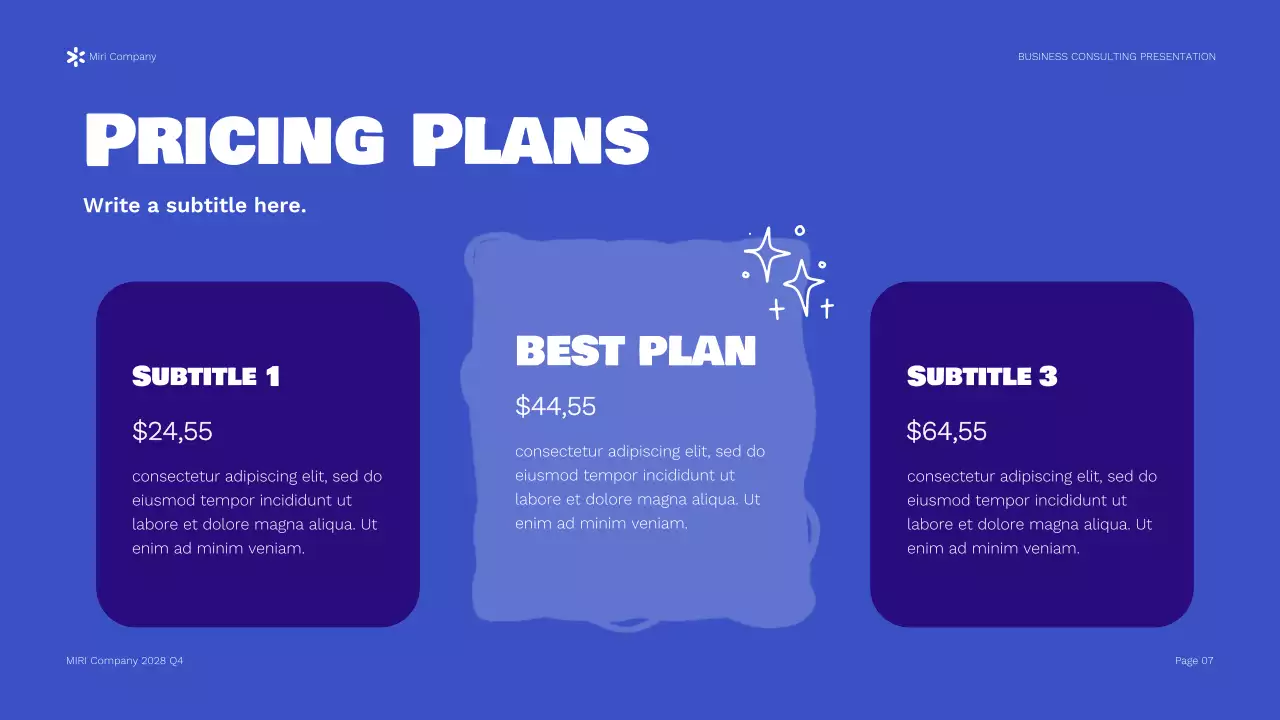 Blue Modern Business Presentation