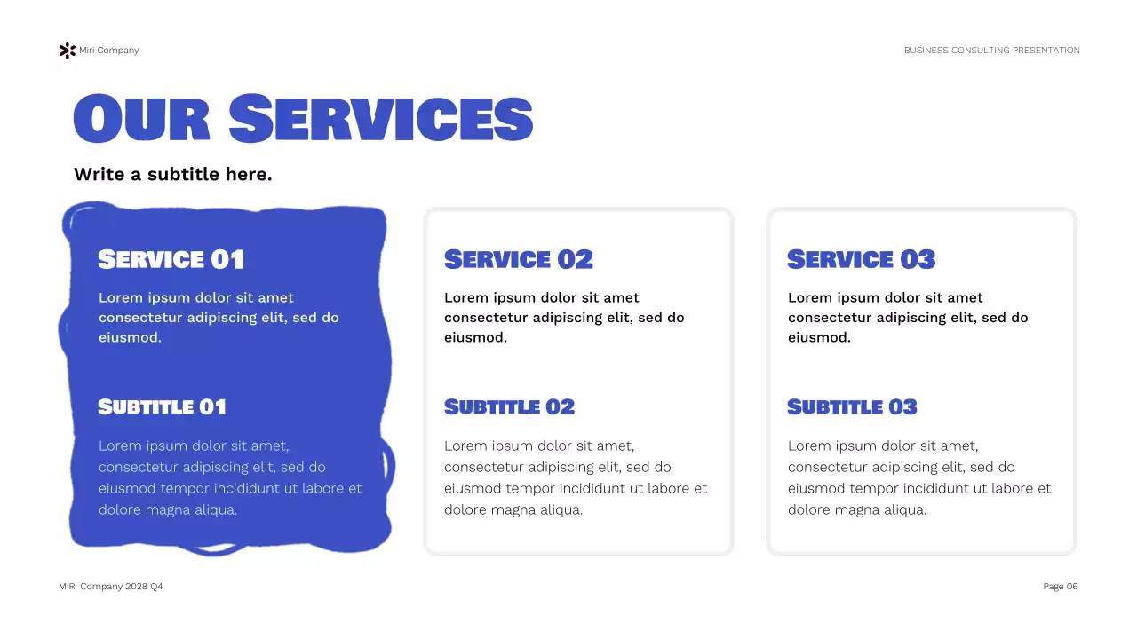 Blue Modern Business Presentation