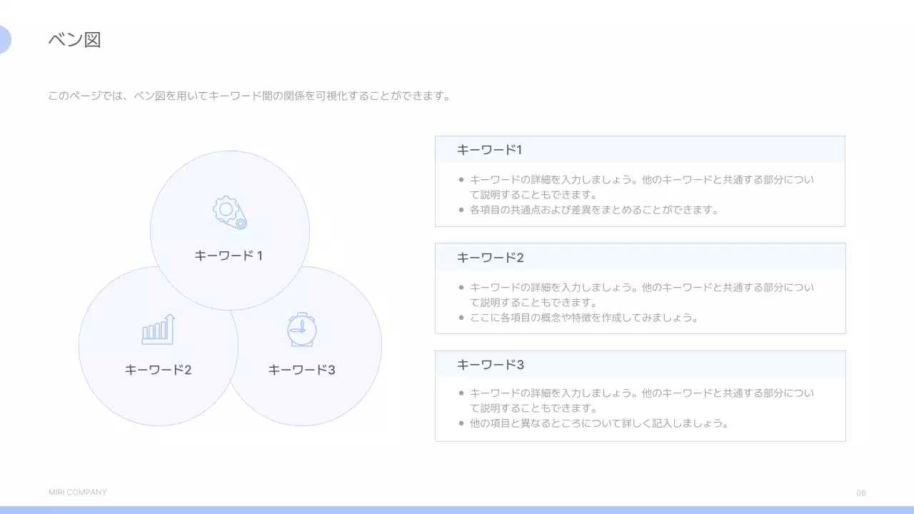 水色 シンプル ビジネス 報告書 プレゼンテーション