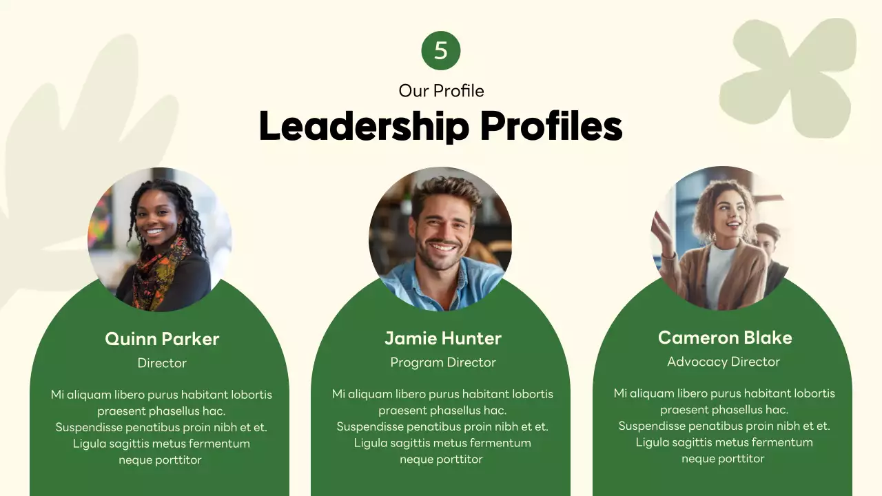 Green Minimalist Environment Agenda Presentation